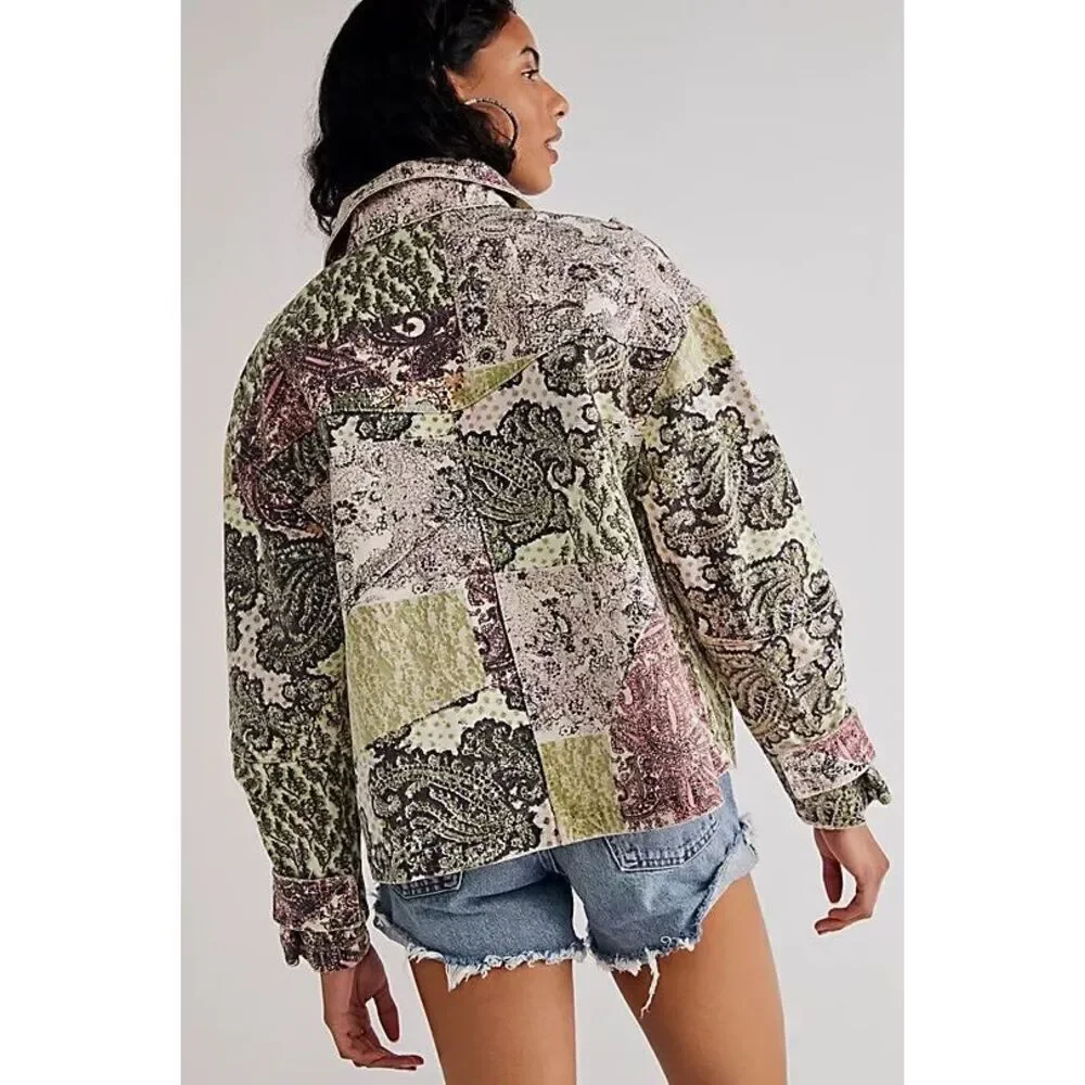 New Free People Nadia Moto Jacket Size S - Picture 2 of 9